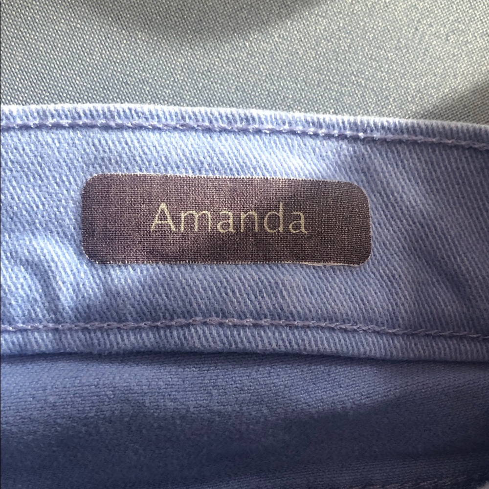 Gloria Vanderbilt Women's Straight Leg Jeans in Soft Blue Size 8 - Picture 4 of 5